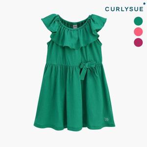 [컬리수]러플냉감 요루원피스