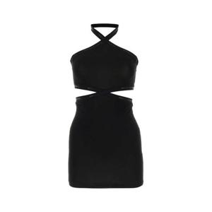 티 바이 알렉산더 왕 여성 블랙 미니 칵테일 드레스 4KC1236038 001