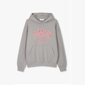 [스튜디오 톰보이][톰보이] 2도 레터링 오버핏 후드 티셔츠9175322979