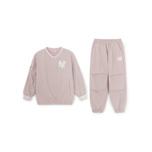 MLB키즈  스트릿 베이직 쿠퍼스 로고 우븐 맨투맨세트CL (7AS2B115650PKM)