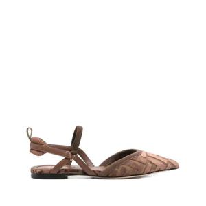 펜디 여성 브라운 슬링백 힐 8J8463 AOTPF1TPH