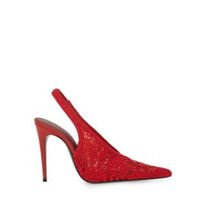 마그다뷰트림 여성 레드 슬링백 힐 523725_RED