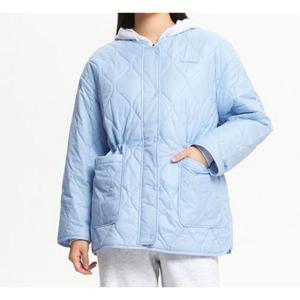 [뉴발란스]라운드넥 퀼팅 중기장 패딩자켓_NBNQE4W912