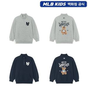 [MLB키즈] 스트릿 메가베어 로고 아트웍 반집업 맨투맨 7AMTC0156