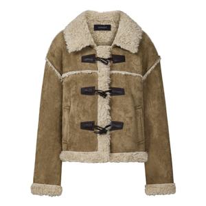 FOCUS  뽀글이 스웨이드 무스탕 코트 PBINF5W1CT1541