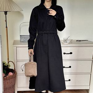 나야홍 / 아이우먼 기모투실버버튼원피스 YYV524M510 빅사이즈