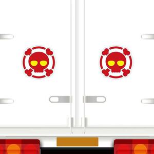 대형차량 귀요미7 고휘도반사 대형 차량스티커 280x280mm