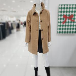 [비지트인뉴욕]알파카 혼방 블렌드 모직하프코트 VBBHC73V_US