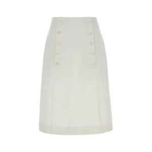 프라다 스커트 P194WSOOO17LL F0009 White