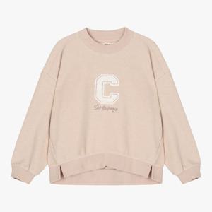 [치크]변형 골지 부클자수 맨투맨 CKMA24W3B_NC해운대점