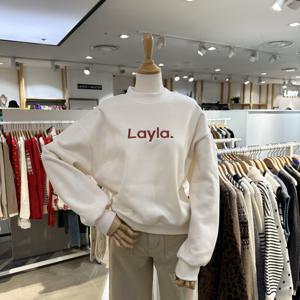 [에잇컨셉] 하이넥 자수 기모 맨투맨 C25K7FTS131