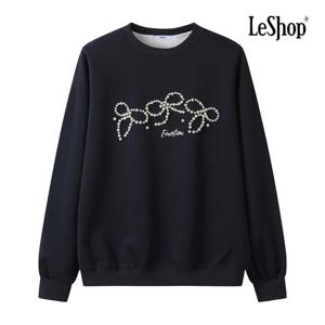 [르샵]진주 리본 맨투맨 티셔츠 BPBTS010A