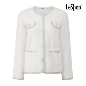 [르샵]실버 스팽글 포그니 니트 가디건 BPBKC008A