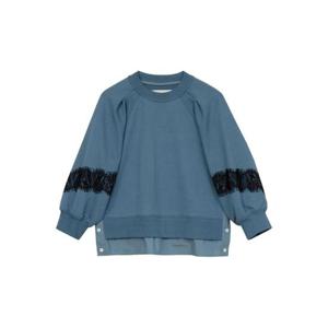 25 FW 31필립림 레이스 디테일 스웨트셔츠 E24110025UFT TP443465505