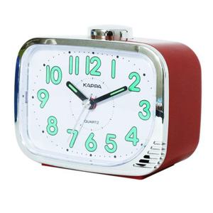 자명종 카파 이중벨 탁상시계 T872 레드