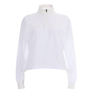 샵앤) 폴라집업 반오픈 골프 여성 긴팔티셔츠 LB-WSH-415-화이트