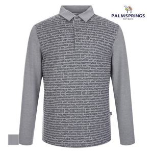 [팜스프링스] 남성 로고패턴 카라티셔츠_STSM243106