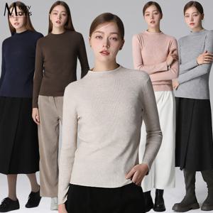 [모리모리스][모리모리스(Morry Morris)] 보들 반폴라 니트