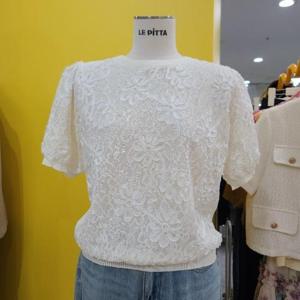 르피타 DP01 레이스배색 티 L252USW754