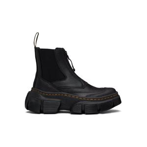 25 FW 닥터마틴 여성 블랙 DMXL 지퍼 가죽 첼시 부츠 252399F113014