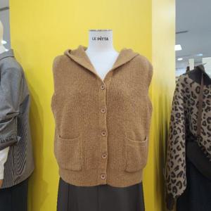 르피타 DP01 후드니트조끼 L254BVTA52