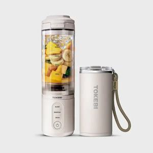 도깨비 픽앤고 무선 포터블 블렌더 듀얼 구성 - 스테인리스 텀블러 믹서기