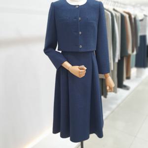 [잇미샤]크롭 자켓 셋업 원피스 ITPBYOP910