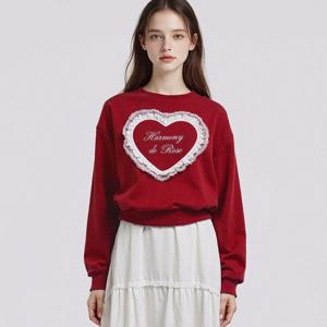 부루앤쥬디 하트레이스자수맨투맨 BORJTG506A