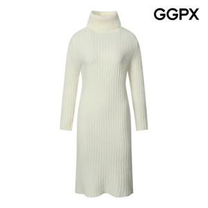 GGPX  터틀넥 빅 골지 니트 원피스 (GP9OP026F)