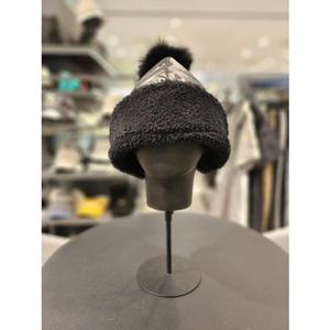 [마스터바니에디션] (421E4CP503) 여성 폭스퍼 폼폼 덤블 안감 보닛햇