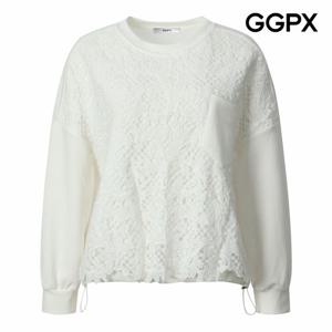 [GGPX] 원 포켓 레이스 퍼프 티셔츠 (GP9TS043F)