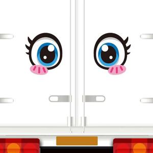 육각반사 왕눈이15 고휘도반사 대형 차량스티커 280x317mm