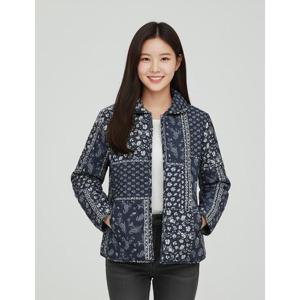 [꼼빠니아][꼼빠니아]패턴 퀼팅 패딩 점퍼-CW22CT9101497C