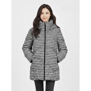 [꼼빠니아][꼼빠니아]덕다운 체크 패딩 점퍼-CW22DW0201457C