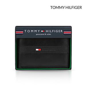 [타미힐피거 지갑]  블랙 남성 지갑 (22X062) WT20