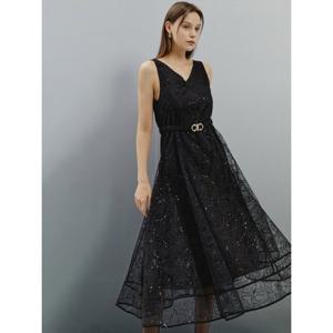 [아이잗컬렉션(피)]미라쥬 나이트 벨티드 원피스 CR9A0OP911