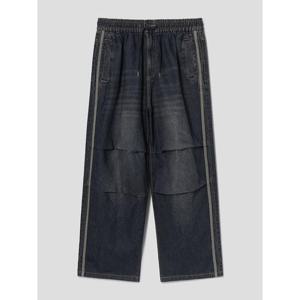 (265Y21CP9R) [에잇세컨즈] 밴딩 트랙 데님 팬츠  네이비