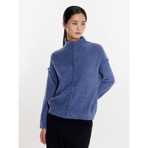 [플리츠미][플리츠미] 플레인 하이넥 버튼 가디건_EKCDW125002