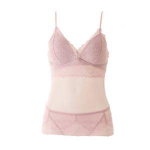 [와코루]WLGC500 감각적이고 트렌디한 레이시 스트랍 몰드 컵란쥬 브라런닝