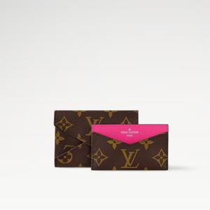루이비통 키리가미 카드 홀더 카드지갑 반지갑 핑크 M12793