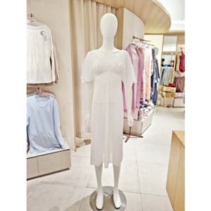 [BARBARA][AGW4563L 화이크]선물하기좋은 베가스무스 원단 망사 레이스 나이트 웨어 스트랩 롱슬립 원피스