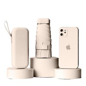 캡슐 초소형 초미니 우산 [3단 UV 자동 암막 가벼운 초경량 미니 소형 경량 자외선 차단 양산 포켓]