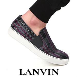 랑방 FM SKDBMO TGGN P16 1870 레더 우븐 슬립온