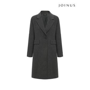 [조이너스][조이너스]원버튼 미디 라쿤 모직코트-JW24CH4501878A