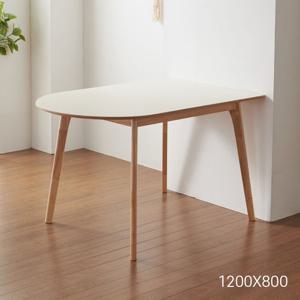 파로마 솔트 HPM 반타원 원목 테이블 식탁 1200X800 mwg039