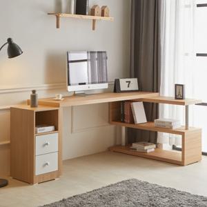 크로스 다용도 공간활용 책상+3단서랍Set 1600 국내제작