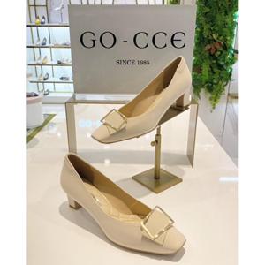 [GO-CCE] 고세 여성 사각장식 펌프스 6CM GCP2S073 아이보리