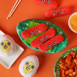 7번버스 분식점 떡볶이세트 강아지 노즈워크 장난감