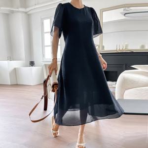 [조아맘] 벨라 시어서커 체크 원피스