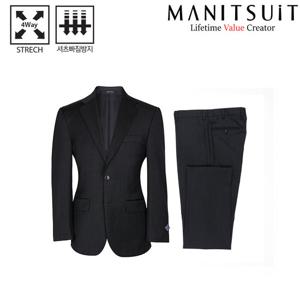 [맨잇슈트]22F/W 다크그레이 4-way 스트레치 클래식&슬림핏 추동 정장(MAHC01-013-113수원